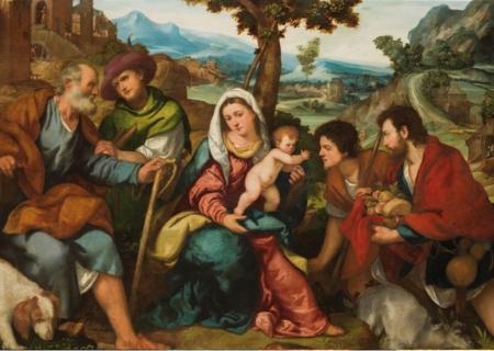 Adoración de los pastores. Bonifacio Pitati, 1523
