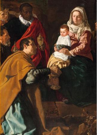Adoración de los Reyes Magos. Velázquez