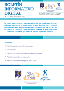 Número 13. Primer semestre de 2020