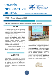 Número 31. Tercer trimestre de 2025