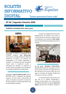 Número 34. Segundo trimestre de 2026