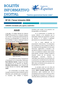 Número 35. Tercer trimestre de 2026