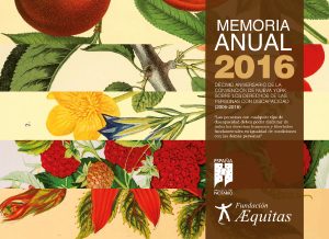 MEMORIA 2016