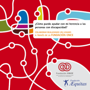 ¿Cómo puedo ayudar con mi herencia a las personas con discapacidad? 