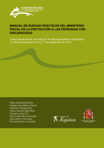 Manuel de buenas prácticas del ministerio fiscal en la protección a las personas con discapacidad 