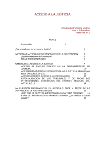 Acceso a la Justicia