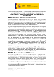 Guía para la comprensión y buena aplicación de los ajustes razonables como medida de igualdad de oportunidades y no discriminación de las personas con discapacidad